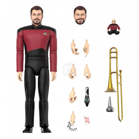Star Trek: The Next Generation Ultimates akčná figúrka Commander Riker 18 cm